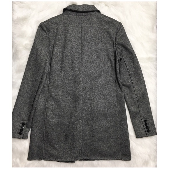 Banana Republic Grey Wool Blend Coat Blazer - Picture 4 of 8
